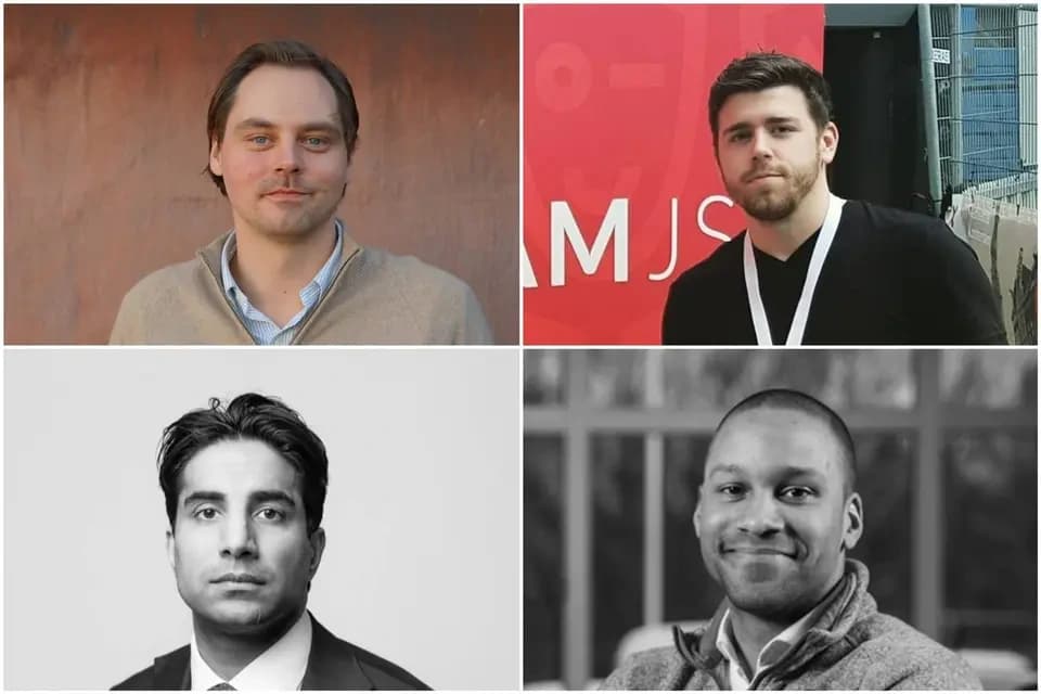 TechWatchs bildecollage med Joakim, Roberto, Suchet og Robin
